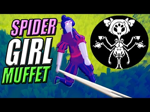 Spider Girl Muffet from Undertale vs Every Faction #2 - TABS MODS GAMEPLAY