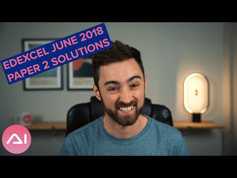 Edexcel A-Level Maths Past Paper Walkthrough — Patrick Ohlenschlager