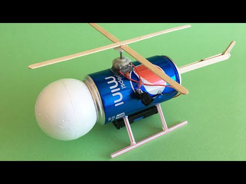 How to Make a Helicopter from Soda Can | DIY Toy Helicopter | Fun Crafts