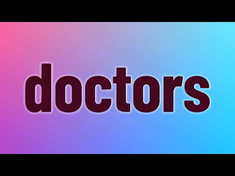 Doctors - 101 English Vocabulary Flashcards
