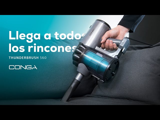 Aspirateur balai Cecotec Conga ThunderBrush 560 600W Filtre haute efficacité video