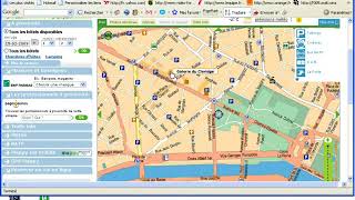 Naviguer dans le plan d'une ville sur le site Mappy