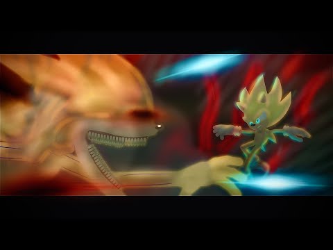 Super Sonic vs Super Shin Sonic (stick nodes)