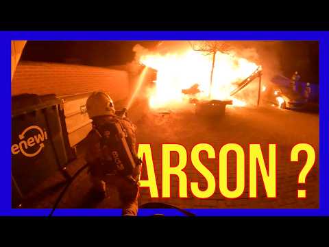 🔥 Shed Fire in Lunteren | Building Destroyed, Car Damaged | Arson Suspected