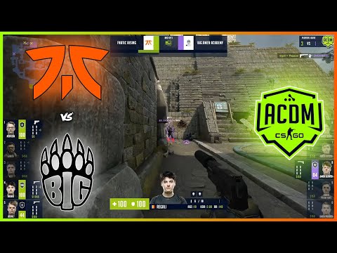 LAN QUALIFICATION | fnatic Rising vs BIG Academy | WePlay Academy League S2 - HiGHLiGHTS | CSGO