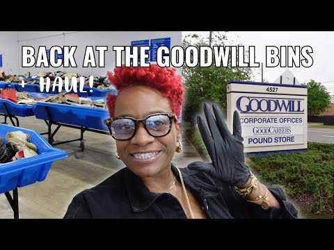 I CAME WITH A $20 BUDGET! Chatty Morning + Thrifting at the Goodwill Bins + Mini Haul #thriftwithme