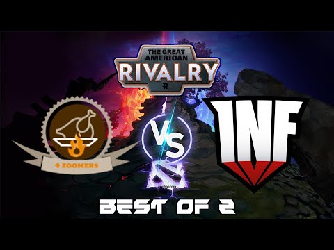 LIVE : INFAMOUS GAMING VS 4 ZOOMERS | GAME 2 | BO2 | THE GREAT AMERICAN RIVALRY | DOTA 2