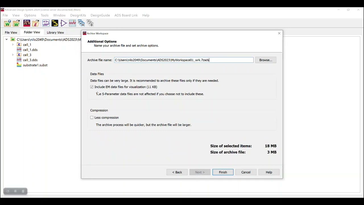 ADS Archiving and Unarchiving