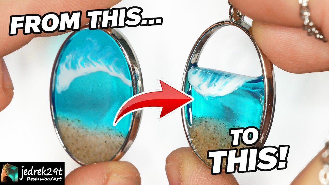 From Simple to Stunning – Epoxy Resin 3d Ocean Wave Effect 🌊