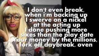 Nicki Minaj - The Boys (Feat. Cassie) [Lyrics On Screen]