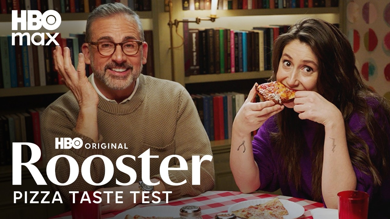 Steve Carell & Charly Clive Have a Pizza Party | Rooster | HBO Max