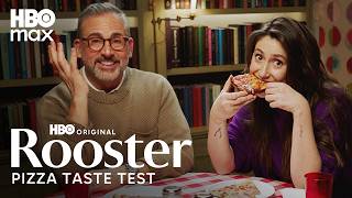 Steve Carell & Charly Clive Taste Test Pizzas