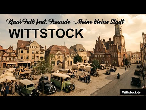 Wittstock, my little town - A journey through time in black and white - A story from an old postcard