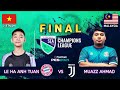 FINAL SEA CHAMPIONS LEAGUE PES 2021 LE HA ANH TUAN VIETNAM VS MUAZZ AHMAD MALAYSIA