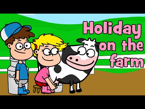 Holiday Farm kids song - children's farm animal song | Hooray Kids Songs - farm holiday song