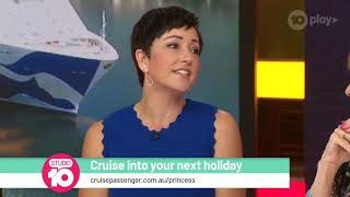 Cruise Passenger discusses the Majestic Princess on Studio 10 and reveals mega deal