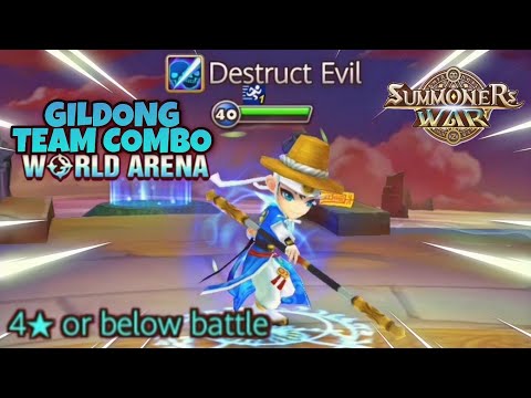Gildong Team Combo in World Arena Ep. 2 - Summoners War