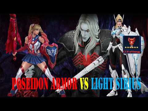 Sharon Rogers poseidon armor vs light sirius | improved recovery | Marvel Future Fight