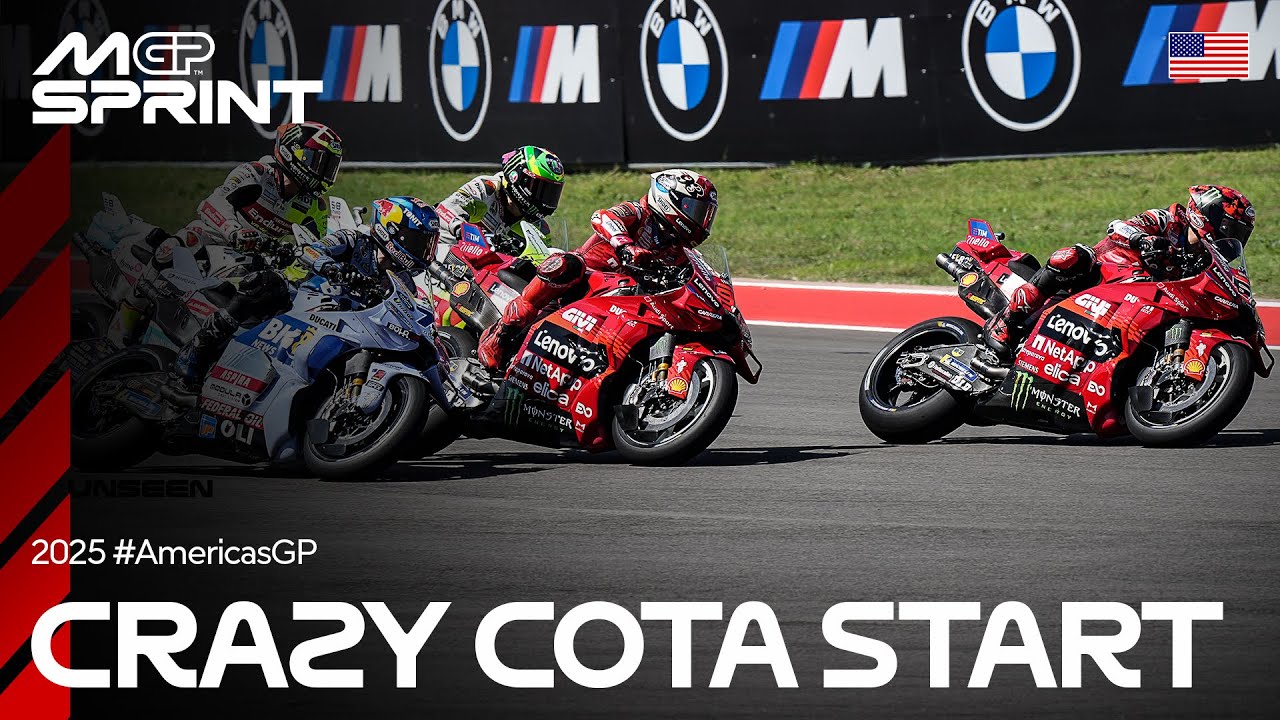 Marc, Alex Marquez & Pecco Bagnaia battle for first! 🤯 | 2025 Americas GP