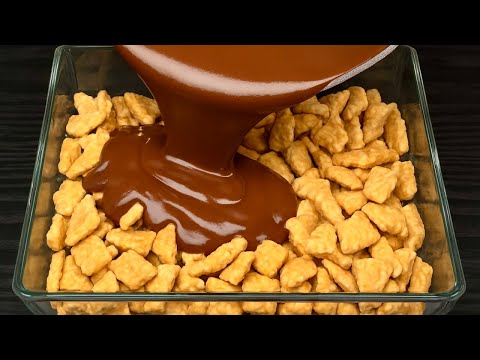 Chocolate dessert IN 5 mINutes! NO BAKING, NO GELATIN! EGG-FREE🥚