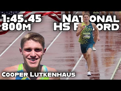 Cooper Lutkenhaus 800m National Record