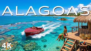 Alagoas, Brazil 4K - Pristine Beaches and Turquoise Natural Pools with Relaxing Music