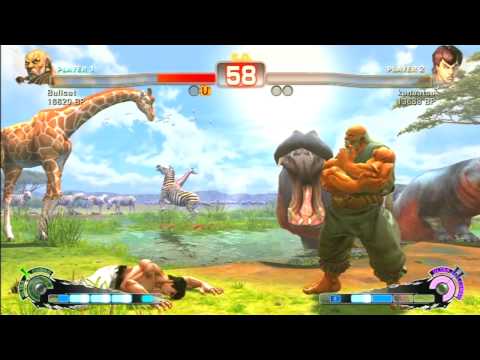 SSF4 Rank Match  Bullcat (GK)  vs  kanaatsu (FE)