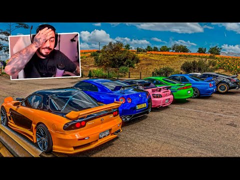 RACHÃO na RODOVIA com CARROS do VELOZES E FURIOSOS - FORZA HORIZON 5