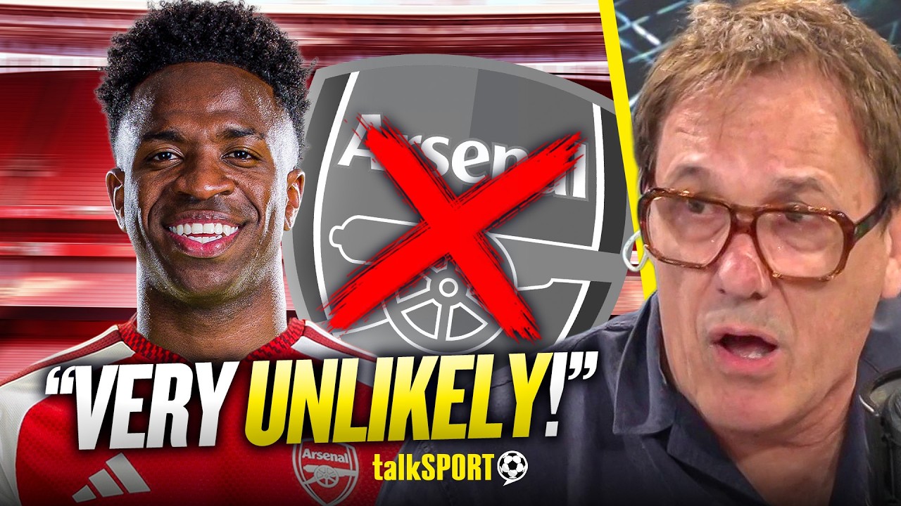 "A VERY TOUGH DEAL!" Tony Cascarino DOUBTS Arsenal will Sign Vinicius Jr!
