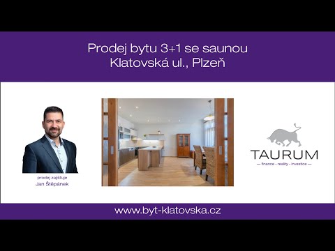 PRODÁNO - Prodej bytu 3+1 se saunou, Klatovská ul. Plzeň