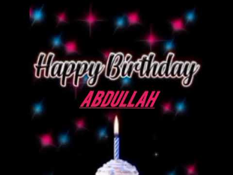 Abdullah Name Happy Birthday to you Video Song Happy  Song With Names