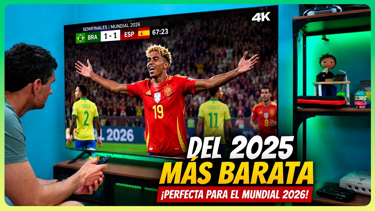 TV del 2025 y es BRUTAL para este MUNDIAL por precio | LG QNED 65" 4K
