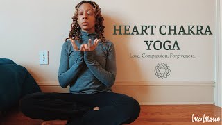 💚 30 Minute Heart Chakra Yoga | Love, Compassion, Forgiveness 💚