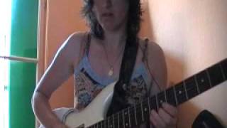 echo Joe Satriani / Michèle guitar girl from Marseille