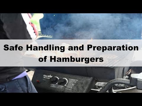 Safe Handling and Preparation of Hamburgers
