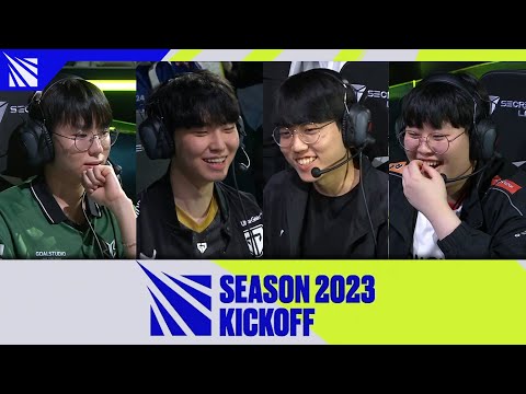 Morgan & Chovy v.s Cuzz & Peter | 2v2 咆哮深淵 | 2023 Season Kickoff 賽季前哨戰