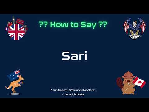 🧕🌸 How to Pronounce Sari? (CORRECTLY) | Pronunciation Planet