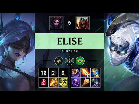 Elise Jungle vs Zed - BR Challenger Patch 25.12