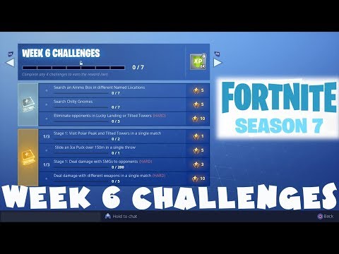 (Chapter 1) ALL Week 6 Challenges Guide - Fortnite Battle Royale Season 7 (2019)