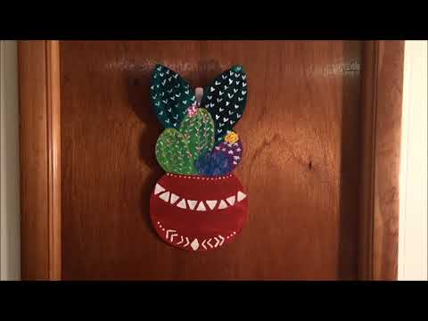 Cactus Pot Painting