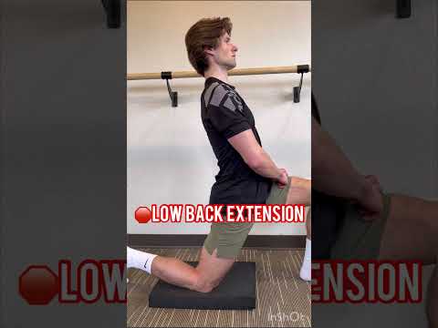⭐️True Hip Flexor Stretch (Simple Fix For Lasting Results) #shorts