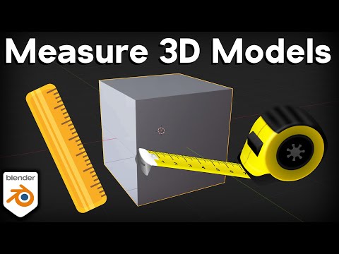How to Measure and Scale 3D Models in Blender