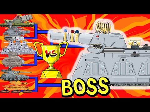 BOSS King Dorian (Valhalla Toons) Vs Мега танки | Мультики про танки |ARENA| Cравнить Mощность