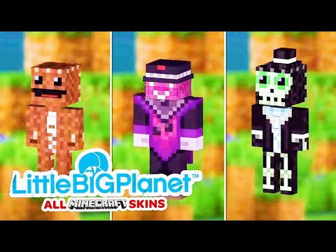 LittleBigPlanet Minecraft Mash-up Pack - All Skins