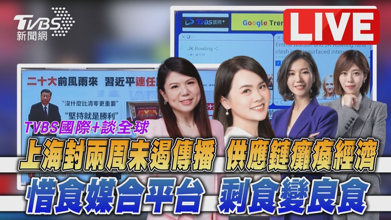 《TVBS國際+談全球》上海封控 引全球供應鏈危機