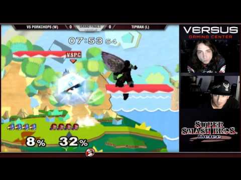 Versus Melee Weekly 2/8/16 -Grand Final- VS|Porkchops (Falco,Fox) vs Tipman (Ganon)