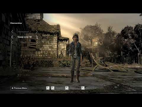 THE WALKING DEAD DEFINITIVE EDITION:ALL SEASON FOUR CLEMENTINE ANIMATIONS,VOICE LINES AND OUTFITS