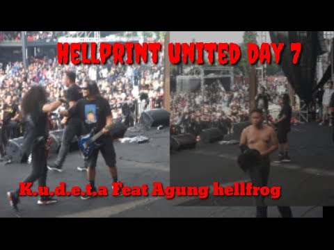 Hellprint Fest 2019 Kudeta feat Agung Hellfrog - Atur Aku  ( Live Stage Hellprint United day 7 )