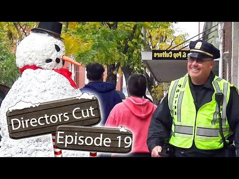 Scary Snowman Prank - Try Not To Laugh Challenge - Directors Cut