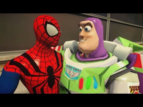 Spiderman vs Buzz Lightyear
